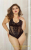 71131 Черный боди кружево. Plus Size. MassX