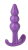 AP-06-B-purple Анальная пробка c 3 звеньями MassX фиолетовая 1.2.1