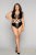 81135 Боди черный. Wetlook. Plus Size