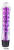 GSV-04-A-Purple Вибратор цветной 3/17.5см. MassX. фиолетовый 1.17.4