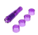 GSV-08-Purple Вибратор с 4 насадками для стимуляции клитора MassX фиолетовый, 1 режим 1.6.4