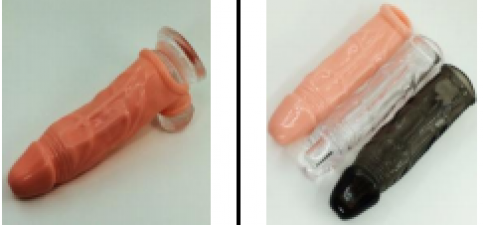 Насадка закрытая : φ35mm*170mm телесная MassX