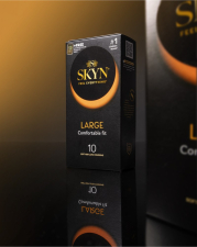 Презервативы SKYN Large № 10 увеличенного размера без латекса, упаковка