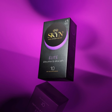 Ультратонкие безлатексные презервативы SKYN Elite № 10 в упаковке