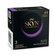 Упаковка ультратонких безлатексных презервативов SKYN Elite № 3 из полиизопрена
